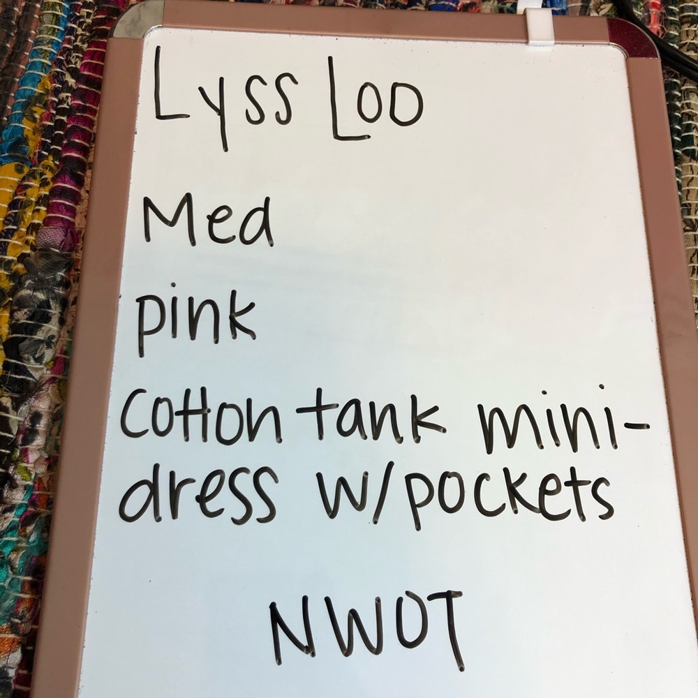 Lyss Loo M Tank Dress NWOT - Picture 5 of 5